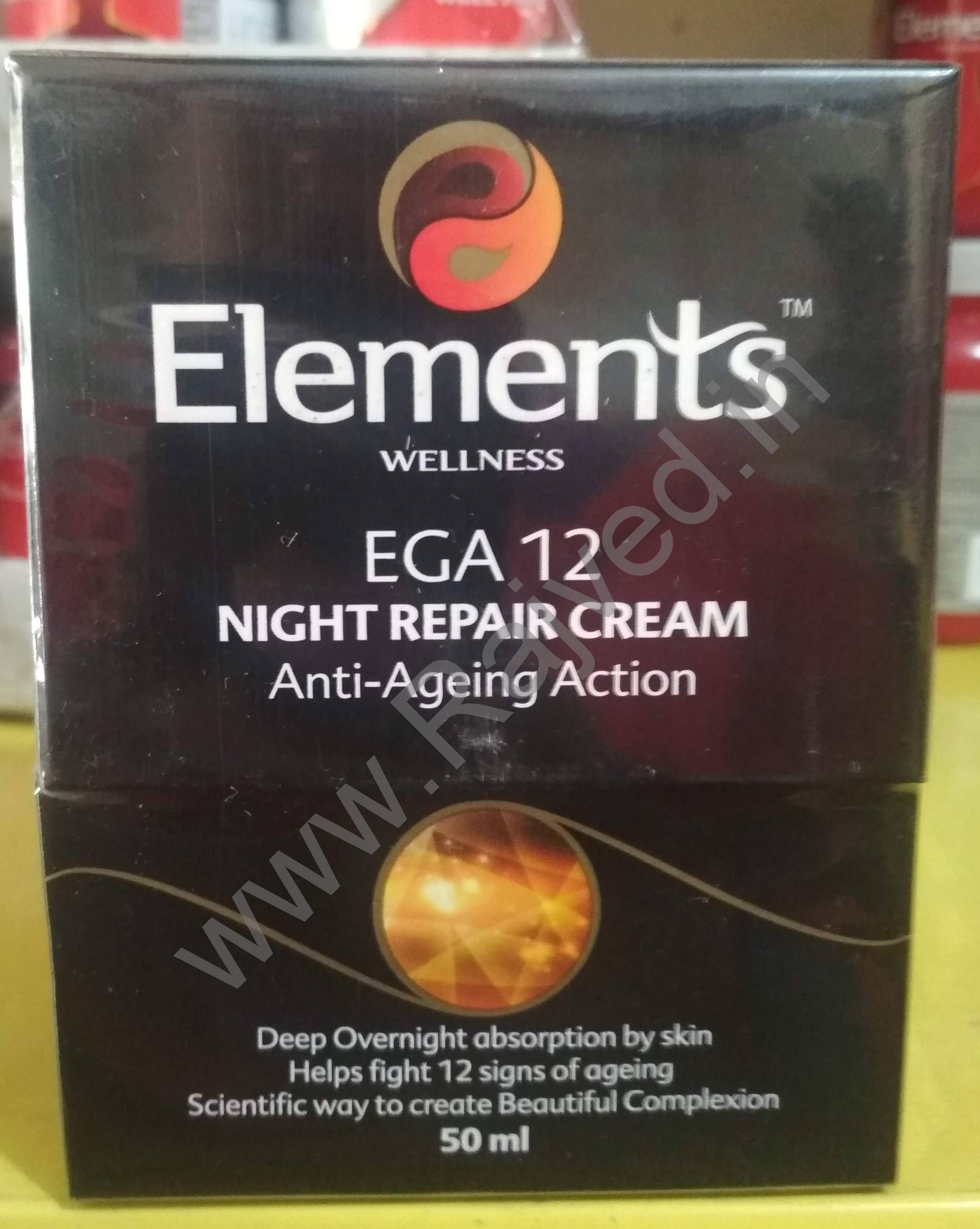 ega 12 night protection cream 50 ml elements